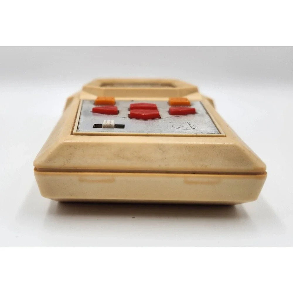 Dr. Dunk Hand Held Video Game Working Vintage Basketball Hoops Net Ball Athletic